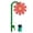 B, variant on Mupvlun Crazy Daisy Sprinkler, 360° Rotating Dancing Flower Water, Lawn Watering Sprinklers Sprayer for Garden, Courtyard A