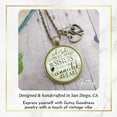 thumbnail image 4 of Sister Long Distance Necklace Gutsy Goodness Female Adult Bronze Metal Jewelry, 4 of 8
