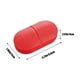 thumbnail image 3 of Caja organizadora portátil de vitamina C - caja semanal de pastillas de 6 compartimentos, colores para caramelos, recipiente de viaje sellado, 9,6x5,2x4cm, 3 of 6