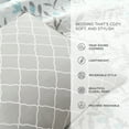 thumbnail image 3 of Lush Decor Aprile Soft Reversible Floral Quilt Set, 3 Piece Set, California King, Blue & Gray - Beautiful Floral Bedding Set - California King Quilt - Spring Decor - Cottage & Farmhouse Bedroom Décor, 3 of 9