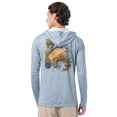 thumbnail image 2 of GH BY GUY HARVEY Men's Long Sleeve Sun Protection Bass at Dusk Hoodie, 2 of 9