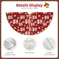 thumbnail image 3 of Sikiie Ho-Ho-Ho Christmas Tree Skirt, Christmas Tree Decorations, Christmas Decor, Tree Mat Decoration(30-48IN)-30", 3 of 6