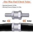 thumbnail image 3 of Aluminum check valve 8mm for petrol diesel water air oil, 3 of 5