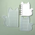 thumbnail image 5 of Hukai 1 Set Easy to Clean Silicone Mold Cat Ear Shapes Notebook Making Mould Jewelry Accessory Casting Mould for DIY Lover, 5 of 8