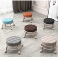 thumbnail image 5 of White swivel stool with casters for garage, garden, home and parties White Small Ref: 9139, 5 of 5