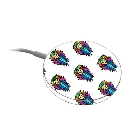 MightySkins APMACH-Rainbow Lion Skin Compatible with Apple MagSafe Charger - Rainbow Lion
