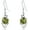 August(Peridot), variant on Frog Dangle Earring with Synthetic Birthstone Frog Earrings Jewelry Gift for Women