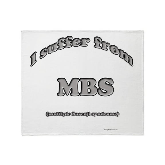 CafePress - Basenjisyndrome - Soft Fleece Throw Blanket, 50"x60" for All Ages