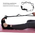 thumbnail image 2 of Stretching Strap with Loops Adjustable Elastic Exercise Bands for Home Workout Body Shaping for Women Men, 2 of 5