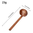 thumbnail image 2 of Cuchara Japonesa Para Sopa Cuchara De Madera Para Ramen Olla Caliente Con Mango Largo Cuchara De Tortuga Cuchara De Madera Para Servir Para Restaurantes Familiares Ramen, Cuchara Para Desnatar O Cuc, 2 of 6