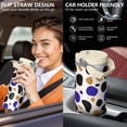 thumbnail image 5 of Leopard Print 30oz Handheld Travel Tumbler with Handle – Double Wall Stainless Steel Insulated Cup, Flip Straw Lid, Leak-Proof & BPA-Free for Hot and Cold Drinks – Durable Coffee & Juice Mug, 5 of 6