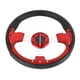 thumbnail image 1 of Volante de coche de 13 pulgadas Modificación universal del volante automático para la mayoría de los sedanes y SUV Rojo, 1 of 15