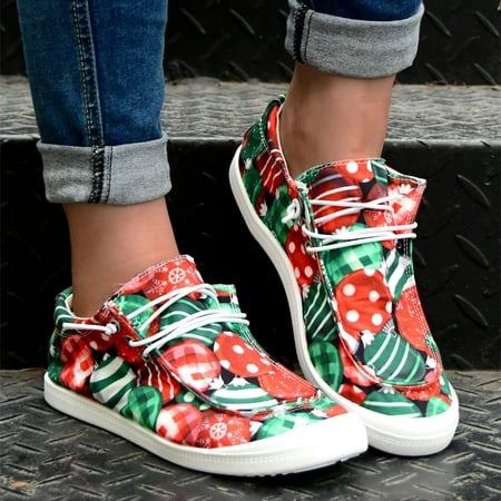 

Foraging dimple Floral Print Women s Sports Shoes Flat Breathable Shoes Women s Shoes Green