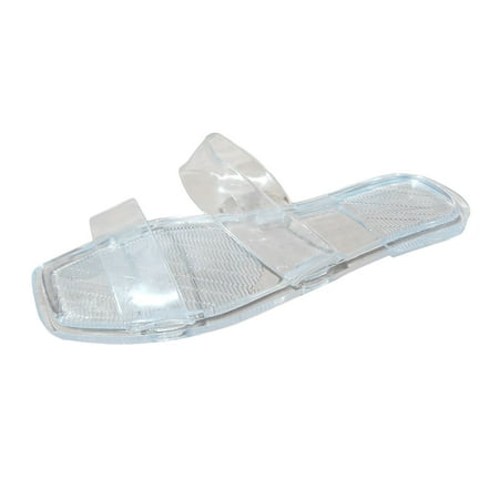 

Jungdeepe Ladies Summer Casual Transparent Square Head Candy Colour Outer Wear Beach Large Size Sandal Slippers
