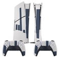 thumbnail image 2 of Data Bar Breakdown Console Skin Bundle for PS5 Pro Slim Disc & Digital / PS4 – Full Wrap + Dual Controller Flair, 2 of 5