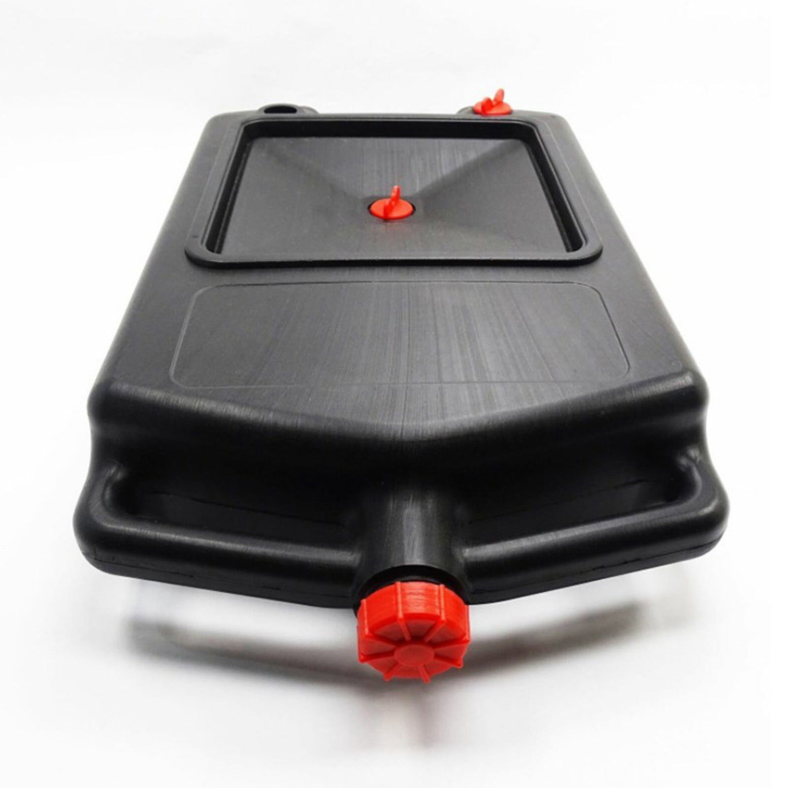 SIYTUAU Drip Oil Collection Pan Plastic Automotive Fluid Drain Tray Under Engine Funnel Shaped Reservoir Maintenance Black black