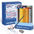 thumbnail image 1 of Arrtx Artist 72 Colored Pencils Set, Premium Soft Core Colored Leads for Professional, Beginners, Adult Coloring Books, Sketch Shading, 1 of 14