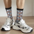 thumbnail image 5 of Goofa Happy Halloween Printed Men's Crew Socks, Soft Durable Breathable Moisture-Wicking with Odor Control Cotton socks, 5 of 9
