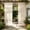 31#Beige, variant on Outdoor Sheer Curtains Waterproof Patio Curtains, UV Resistant Light Filtering Privacy Voile Drapes With Rod Pocket Design And Fade Resistant Fabric, for Porch Gazebo Pergola Balcony Deck