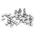 thumbnail image 2 of Female Thread Coupling Nut, 50Pcs Cylindrical Coupling Nut Stainless Steel  For Maintenance, 2 of 8