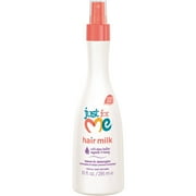 Just For Me Natural Hair Milk Leave-In Detangler - For Curly, Coily & Relaxed Hair. Contains Coconut Milk, Shea Butter & Sunflower Oil, 12 Oz.