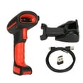 thumbnail image 2 of Barcode Scanner With Stand, 2.4GHz  1D 2D Barcode Scanner, USB Wired QR Code Scanner, Handheld  Bar Code Reader For Warehouse POS And Computer, 2 of 8