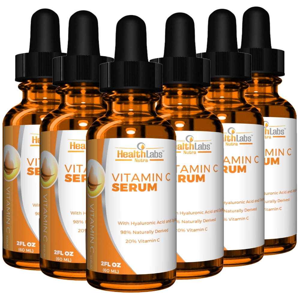 Health Labs Nutra Natural Vitamin C Serum with Hyaluronic Acid and