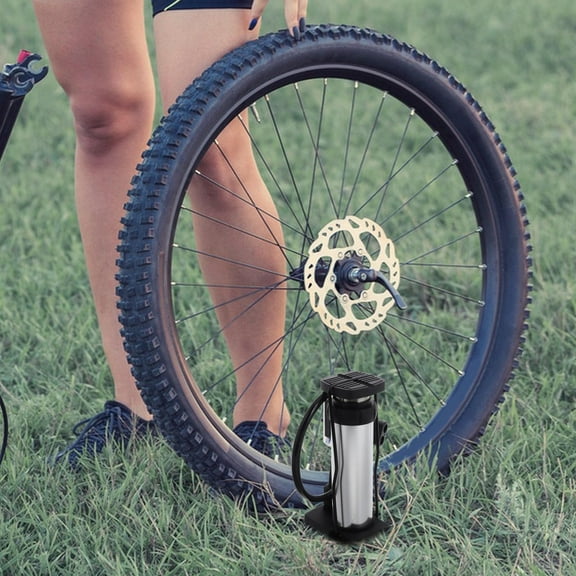 ROSENICE 1Set Portable Inflation High Pressure Tire Pump Mini Air Pump for Bike Tires 6.9x3.5x2.8in