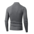 thumbnail image 2 of Men's Quarter Zip Knit Sweater Slim Fit Long Sleeve Mock Neck Pullover Top, 2 of 9