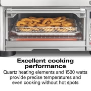 Hamilton Beach Professional Sure-Crisp Air Fryer Toaster Oven Combo with 6-in-1 Functionality, Stainless Steel
