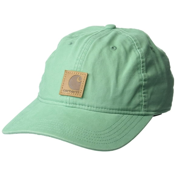 Carhartt mens Canvas Baseball Cap, Sea Green, One Size US