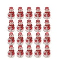 thumbnail image 1 of ColoMX 25 piezas Broches de brillo de Navidad Muñeco de nieve rojo LED esmalte brillante Alfileres luminosos Boutonniere Mujeres Niñas Camisa Mochila Joyas Regalos, 1 of 7