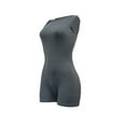 thumbnail image 4 of Txlixc, mono Sexy Bobycon para mujer, mono sin mangas con cuello redondo, mono de Color sólido para deportes de Yoga y gimnasio, novedad de verano 2022 Txlixc  Casual, 4 of 6