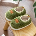 thumbnail image 2 of Quealent Toddler Boys Girls House Slippers Indoor Home Shoes Warm Slipper Socks for Kids Baby Soft Winter Warm Walking Shoes Green for Size 12, 2 of 4