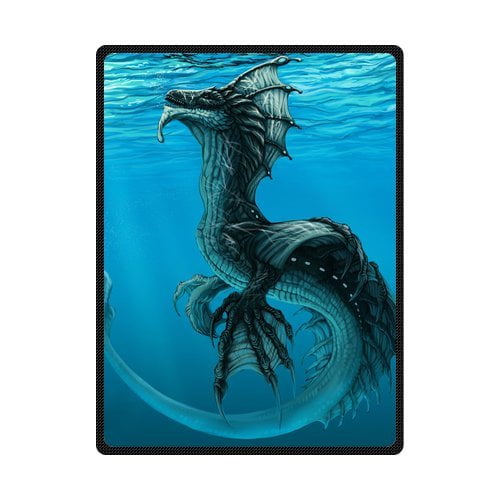 Rylablue Dragon Fleece Blanket Throw Blanket 58x80 Inches