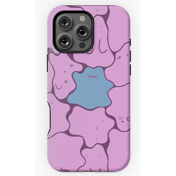 Ditto Pattern Shiny Design Phone Case for iPhone 16 15 14 13 12 11 Pro Max