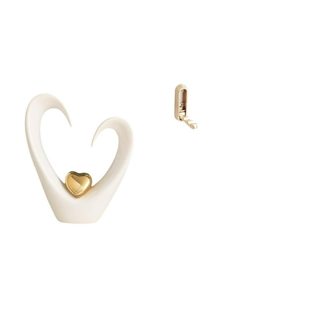 Figura de escritorio,Escultura de corazón para escritorio,oficina,decoración del hogar,Gancho de pared plegable,Ganchos de pared plegables Ganchos de pared para abrigos,Gancho de pared para