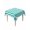 Teal White, variant on Teal Aqua Moire Ombre Table Cloth, Waterproof Tablecloth for Rectangle Tables, Water Ripple Stripe Farmhouse Reusable Washable Fabric Table Cover for Restaurant Kitchen Dining Tables 54"x108"