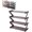 Coffee, variant on 4-Tier Z-Shaped Shoe Rack,Lightweight Stackable Shoe Stand for Home Organization,Multi-Layer Storage Organizer with ABS Frame,Easy Assembly Shoe Shelf for Entryway,Hallway,Closet,Bedroom (Light Blue)