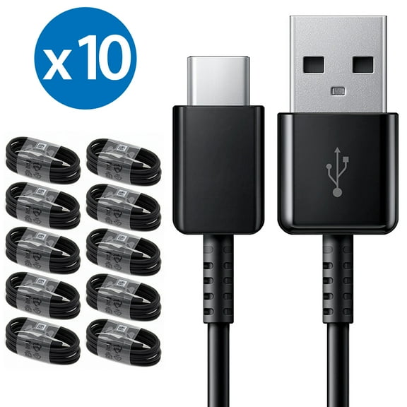10x 6FT USB Type C Cable Fast Charging Cable USB-C Type-C 3.1 Data Sync Charger Cable Cord For Samsung Galaxy S9 S9  Galaxy S8 S8 Plus Nexus 5X 6P OnePlus 2 3 LG G5 G6 V20 HTC M10 Google Pixel XL