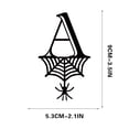 thumbnail image 1 of Spider Halloween Decoration Hang Tag Set with 26 Iron Letters 5.3 cm x 9 cm, Black Rope Included, 1 of 4