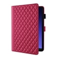 thumbnail image 2 of for Samsung Galaxy Tab S10 FE Plus 13.1 Inch Case, Rhombus Pattern Multiple Viewing Angles Stand Slim Folio Cover (Red), 2 of 6