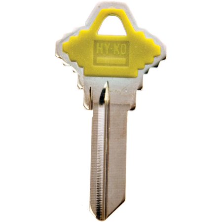 UPC 029069708795 product image for Hy-Ko 13005SC1PY Key Blank with Yellow Plastic Head | upcitemdb.com