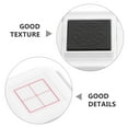thumbnail image 3 of OULII Clear Imprint Six Sided Writing Practice Stamp with Clock and English Grid Patterns, 3 of 8