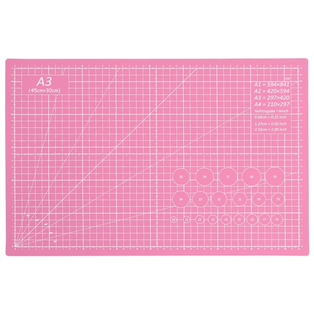 1pc A3 Tamaño Tamaño Tabla de corte autocuración de la tabla de cortar PVC Papel de corte