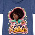 thumbnail image 3 of Karma's World - Swag Is Swag - Toddler And Youth Girls Fitted Short Sleeve Graphic T-Shirt, 3 of 5
