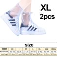 thumbnail image 2 of XL Cubiertas impermeables para zapatos de lluvia, cubrezapatos plegables reutilizables, botas resistentes al tobillo para la lluvia antideslizantes, 2 of 5