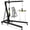 2T Black/Lever, variant on 2-Ton Hydraulic Engine Hoist with Lever Stabilizer 4400 LBS Cherry Picker Lift Adjustable Telescopic Boom and 6 Swivel Casters Blue