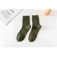thumbnail image 1 of Calcetines de tubo de algodón de color sólido para hombre, calcetines altos de goma para hombre, primavera, otoño e invierno, 1 of 5