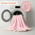 thumbnail image 6 of Heated Shawl Wraps for Women, Wearable Heated Throw Blanket, Electric Heated Wrap Poncho with Pockets,6 Heating Levels 4 Hours Auto-Off, Overheat Protection Machine Washable, 50”x64”, Pink, 6 of 6